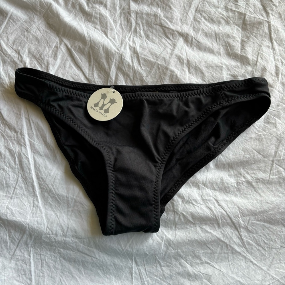 Black Classic Bikini Bottom - Women Swim Bikinis